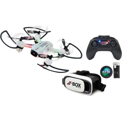RC-Quadrocopter JAMARA "Angle 120 VR Wide Angle Drone Altitude HD FPV Wifi", weiß, Fernlenkfahrzeuge, KinderB:17,5cm H:4cm T:17,5cm, mit LED-Licht, B:17,5cm H:4cm T:17,5cm