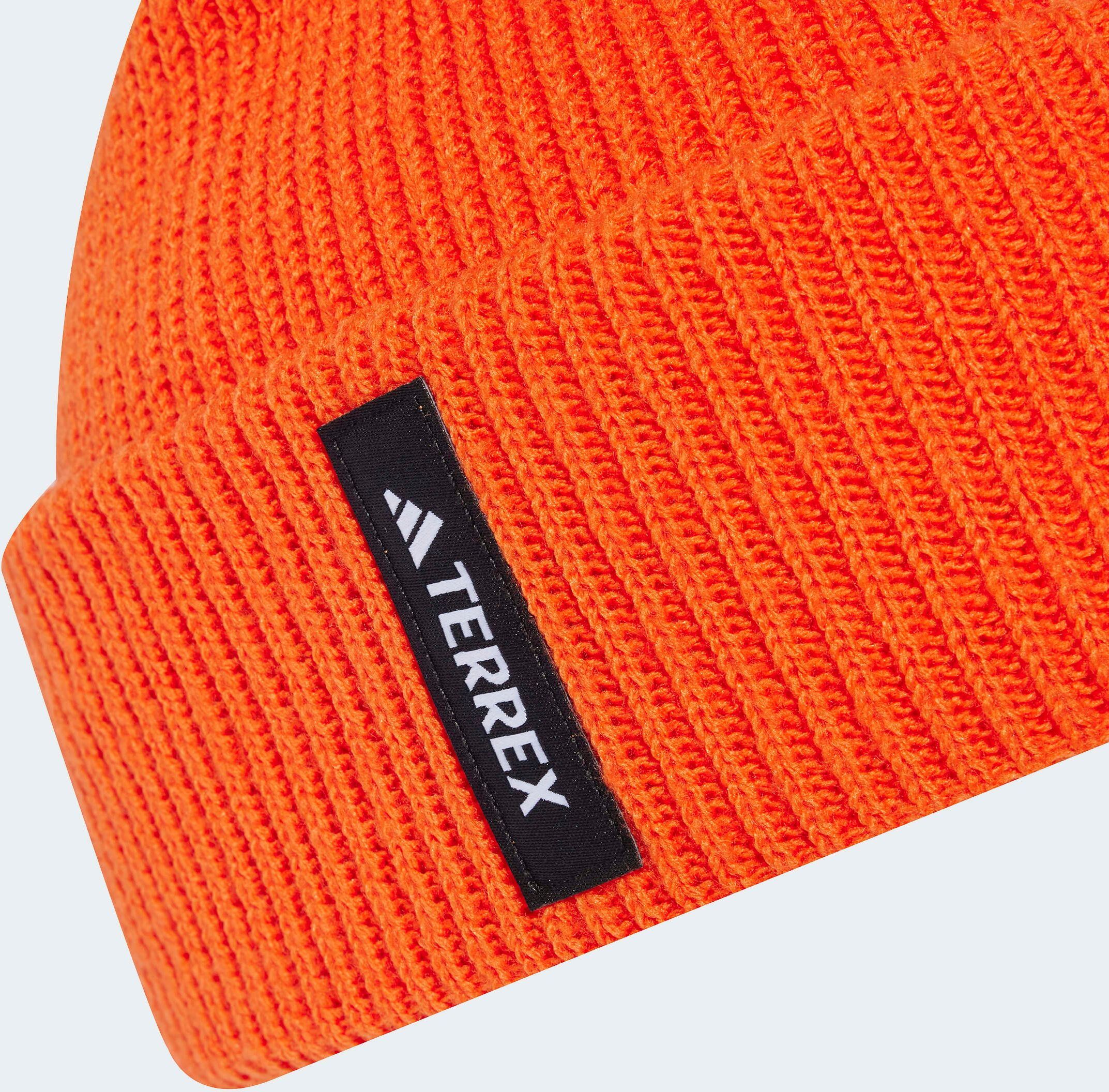 Beanie ADIDAS PERFORMANCE "MULTI BEANIE", orange (semi impact orange), Obermaterial: 53% Polyester, 47% Polyacryl, Mützen Beanie, für Erwachsene, sportlich, aus Polyester und Polyacryl semi impact orange Einheitsgröße