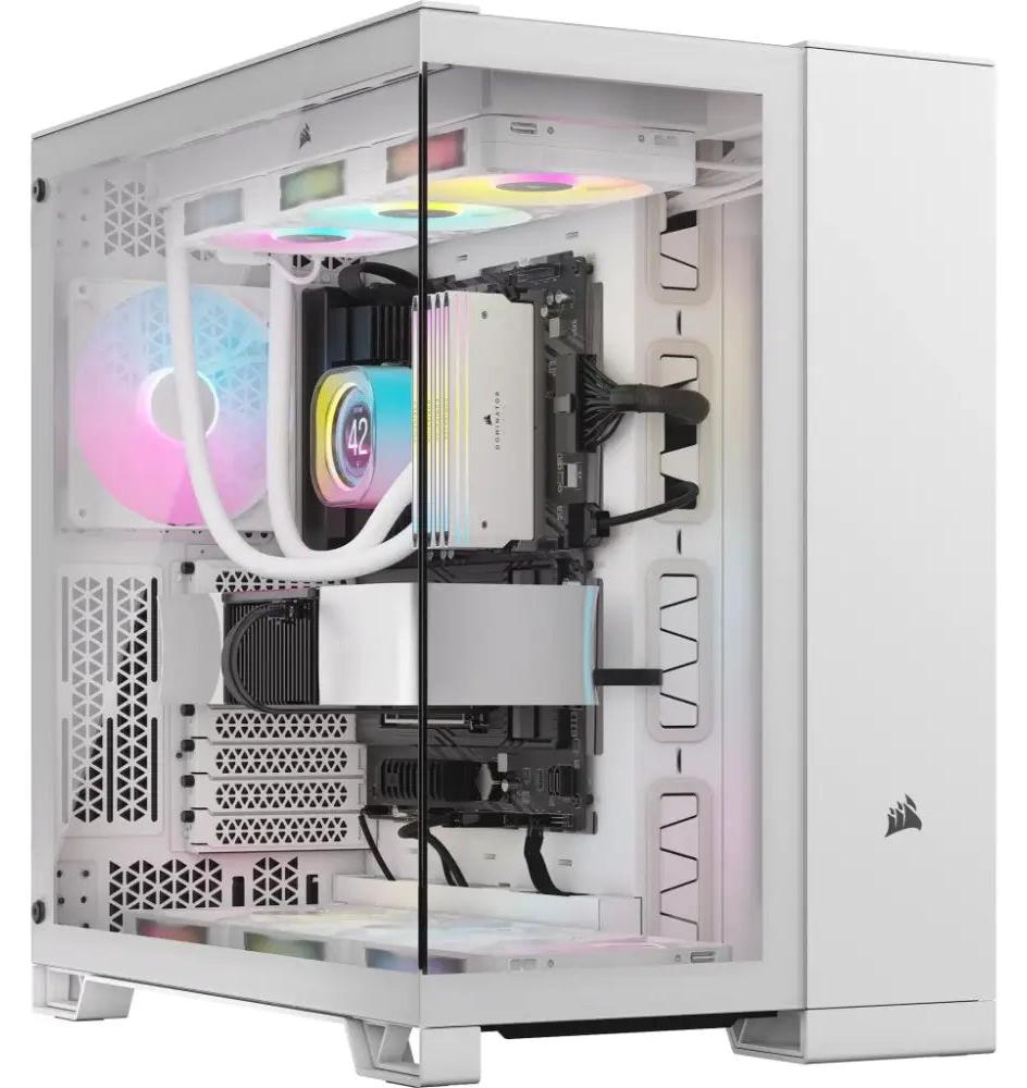 Corsair iCUE LINK 6500X RGB, Midi Tower, PC, Weiß, ATX, 120,140,240,280,360 mm, 2.5,3.5"