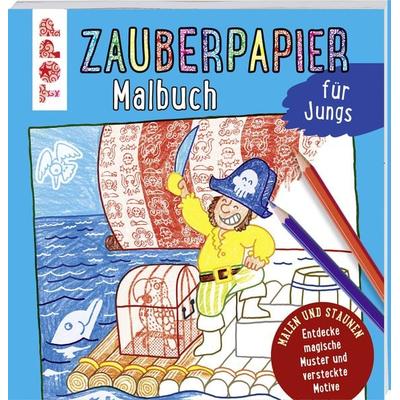 Zauberpapier Malbuch für Jungs, Taschenbuch von Norbert Pautner, Frechverlag GmbH, 978-3-7724-7494-1