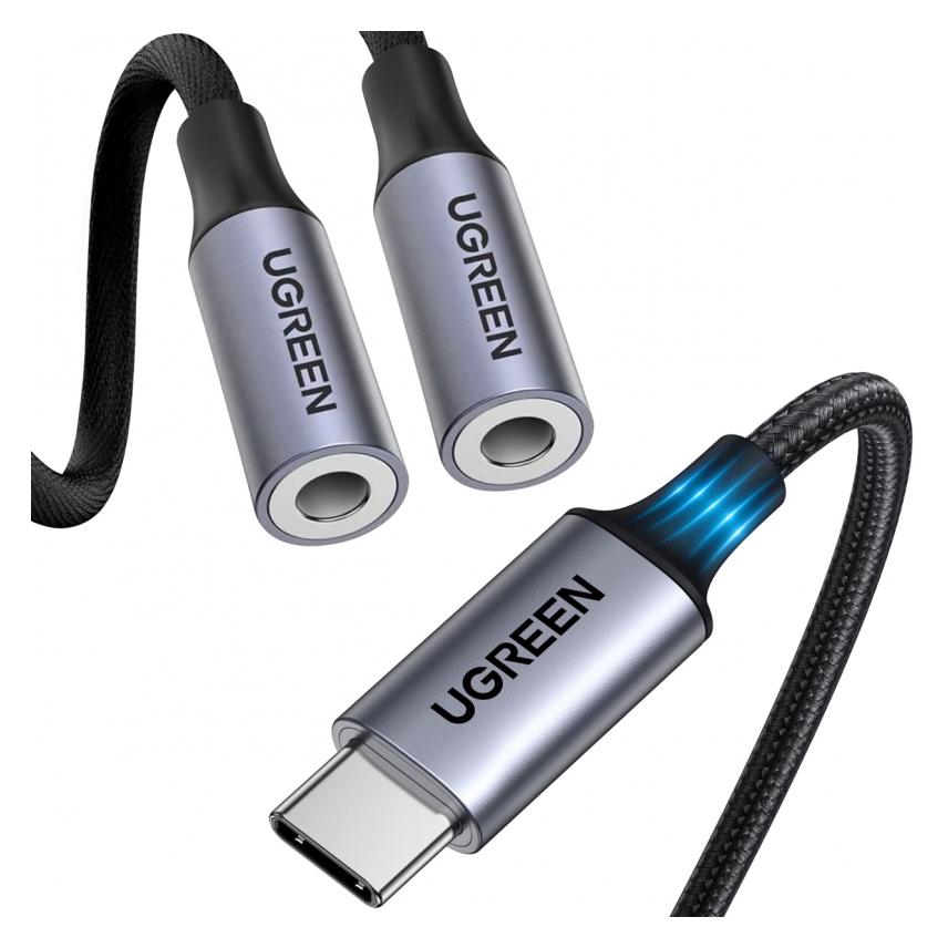 Ugreen USB-C - 3.5mm Buchse (0.25 m, AUX Kabel) (30732)