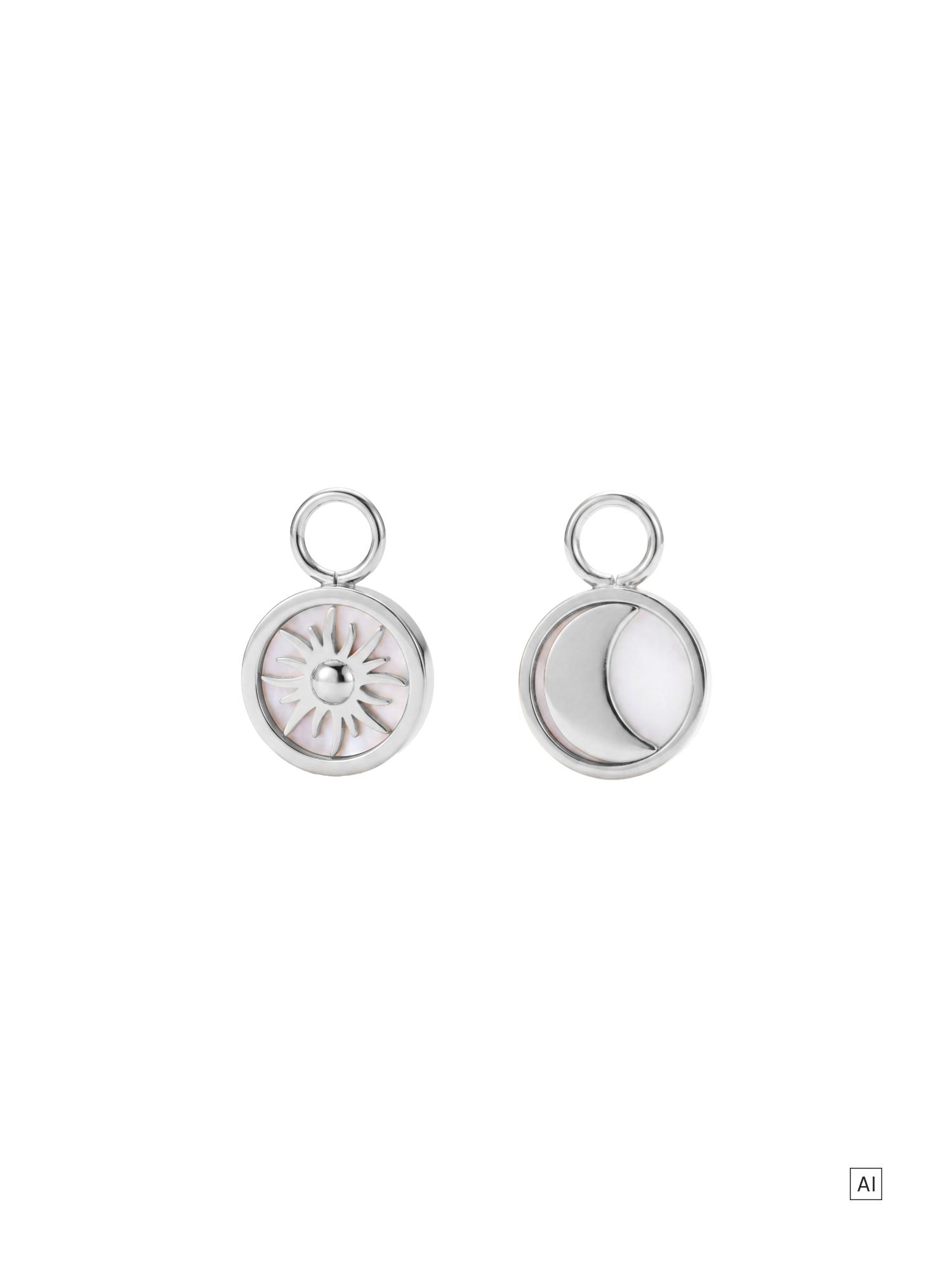 PURELEI Sun & Moon Ohrring-Charm Set