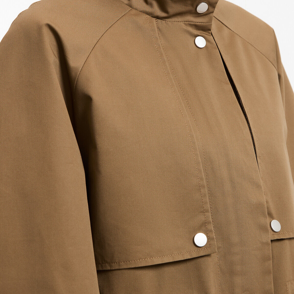 LA REDOUTE COLLECTIONS Trench court zippé à manches ballon