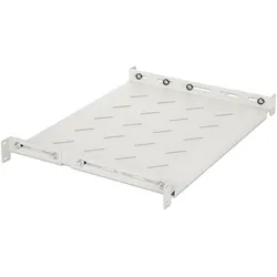 Intellinet 19" Fachboden variable Schienen 350mm tief grau, Serverschrank Zubehör, Grau