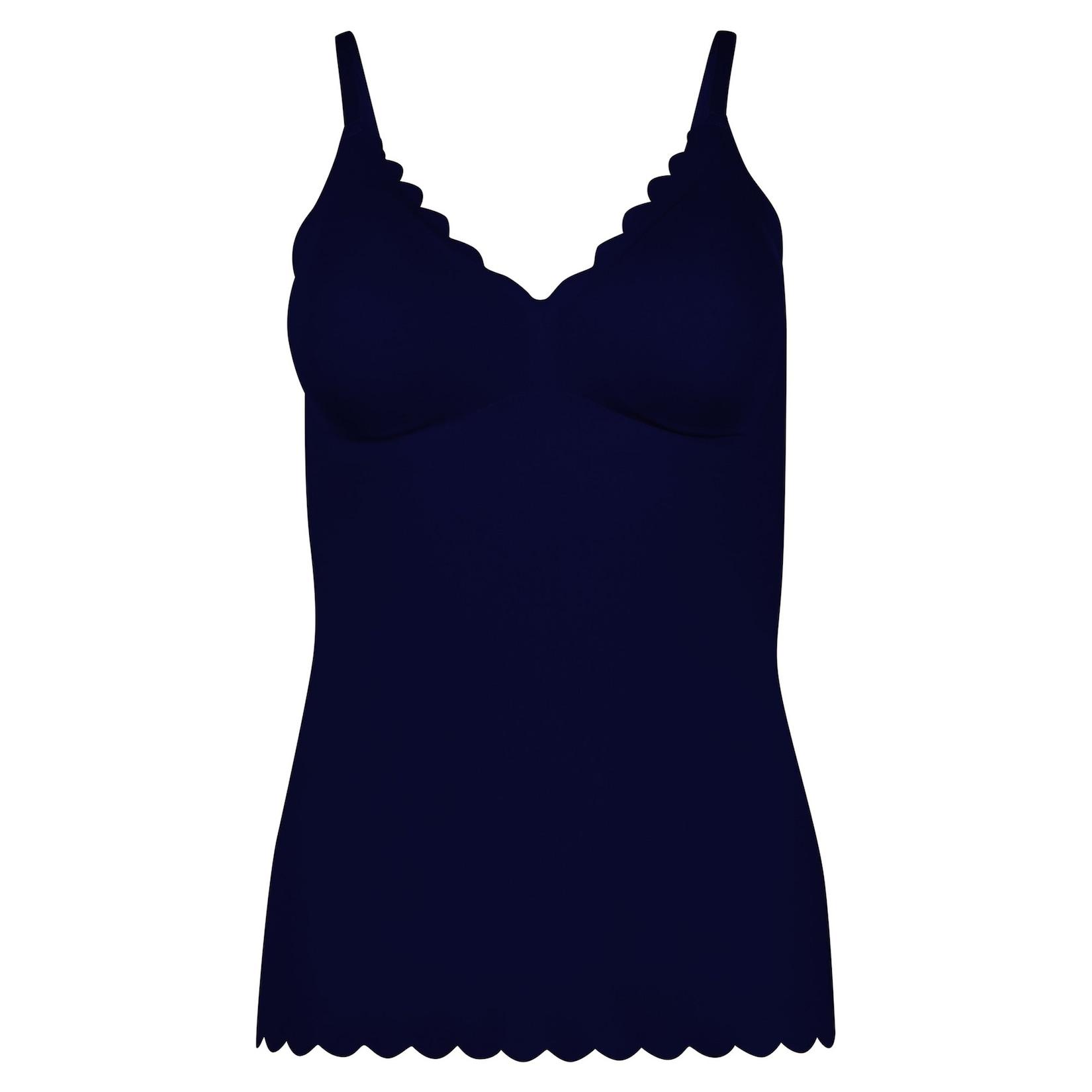 Da. Spaghettishirt herausn. Pads Sensation Damen Unterhemd