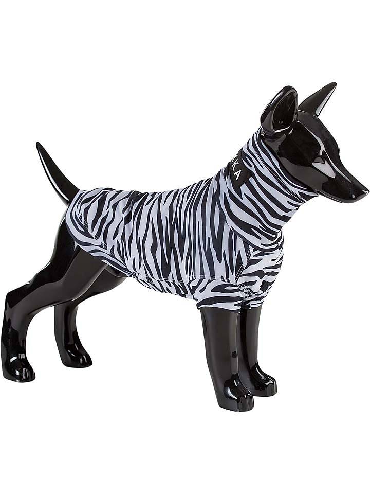 Paikka UV&Bug-Hundeshirt in Schwarz-Weiß - 25 cm