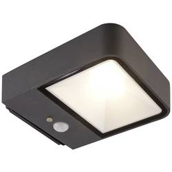 Megatron Wandia MT70019 Solar-Wandstrahler mit Bewegungsmelder LED 2 W LED Schwarz