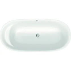 Duravit Badewanne „Cape Cod“ freistehend oval 1650 × 780 mm in Weiß (matt)