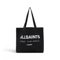 ALL SAINTS für Herren. M170XB Schwarze Underground Tote-Tasche (OSFA), Lässig, Baumwolle