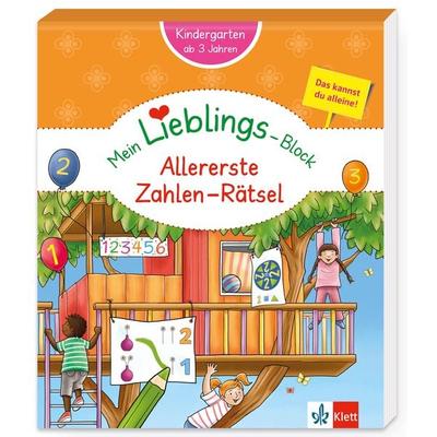 Klett Mein Lieblings-Block Allererste Zahlen-Rätsel, Taschenbuch von , Klett Lerntraining bei PONS Langenscheidt GmbH, 978-3-12-949769-2