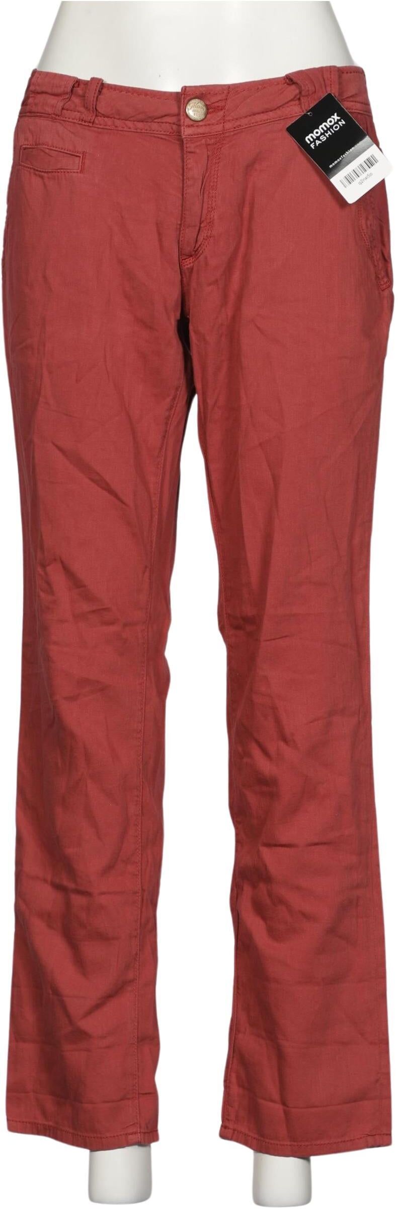 mavi Damen Stoffhose, Rot, Gr. W27, Baumwolle - Second Hand