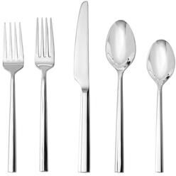Fortessa Orson 18/10 Stainless Steel, 20 Piece Flatware Set (Service for 4), Silver - 20 Piece Set