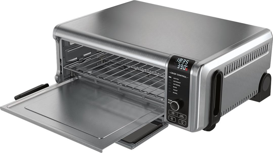 Ninja SP101, Heißluftfritteuse, 10 l, Eins/Eine(r), Schwarz, Edelstahl, Tasten, Drehregler, Eigenständig