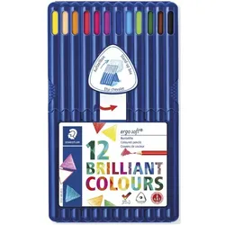 Staedtler 12er-Etui Buntstifte »ergosoft« braun