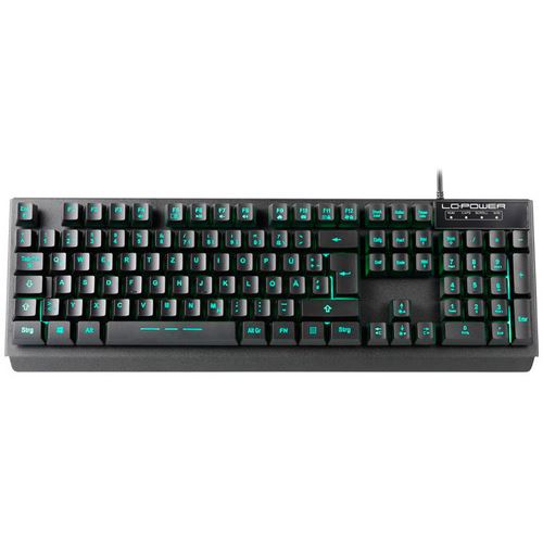 LC-Power LC-KEY-4B-LED USB Deutsch schwarz (kabelgebunden)