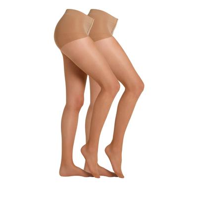 Shaping-Strumpfhose CAMANO "fine functional", Damen, Gr. 42, beige (make up), Obermaterial: 81% Polyamid, 19% Elasthan, unifarben, Strumpfhosen, mit nahtloser Verarbeitung