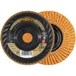 Rhodius 211410 JUMBO LONGLIFE TRIM Fächerschleifscheibe Körnung (num) 40 Edelstahl, Stahl 10 St.