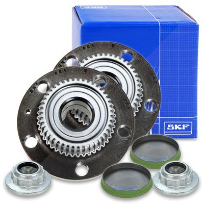 Skf 2x Radlagersatz inkl. Radnabe Hinterachse [Hersteller-Nr. VKBA3456] für Seat, Skoda, VW, Audi