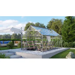 Vitavia Gewächshaus "Meridian 2 11500",aluminium,11,5 m2