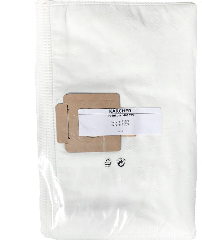 Kärcher T15/1, T17/1 fleece støvsugerposer 10-PAK