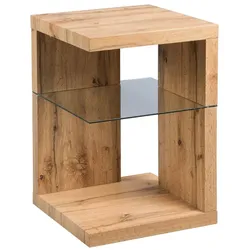 Beistelltisch Domingo Holzoptik Braun Wildeiche
