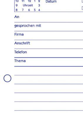 Avery Zweckform Gesprächsnotiz Nr. 1210