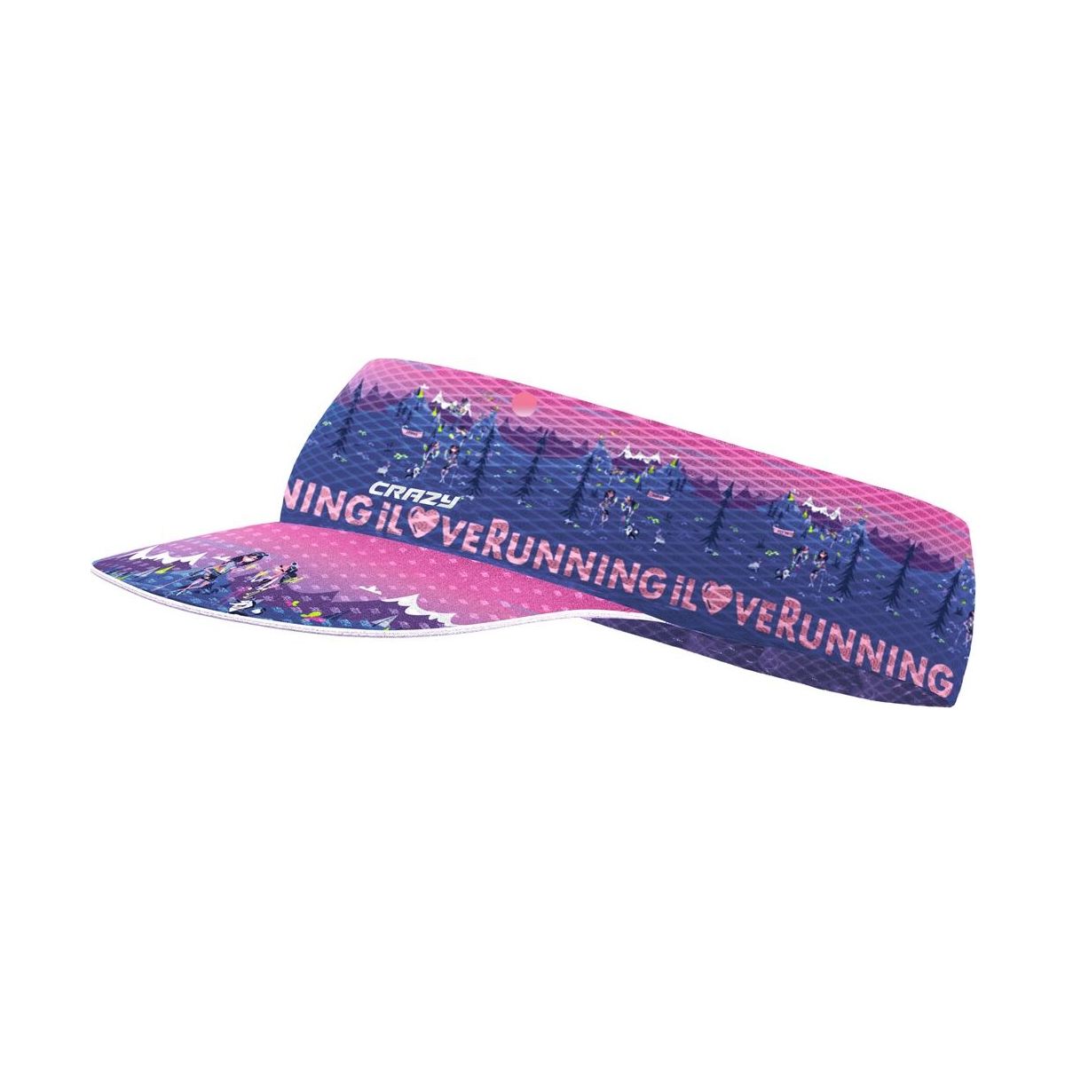 Crazy Pacman Visor i love running (X193) TU S26125042X-00 X193 TU