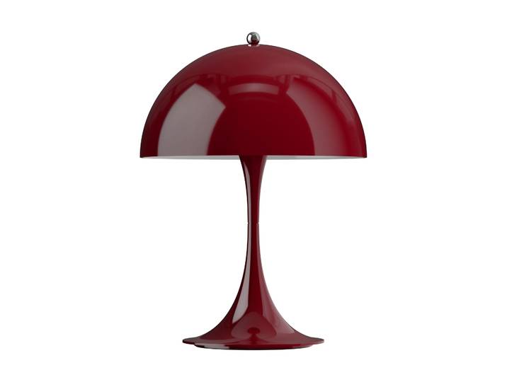 Louis Poulsen Panthella 250 portabel Tischleuchte V3 Opaque burgundy