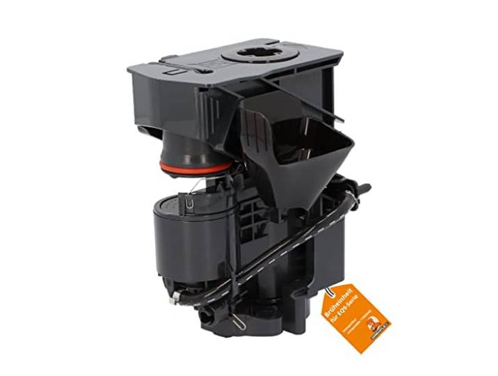 DREHFLEX ET Nr 11043543 aktuell - Vorgänger 11010422 Brühgruppe/Brüheinheit/Brühkammer/Spindelbrühgruppe für Siemens Kaffeevollautomaten EQ 9 schwarz