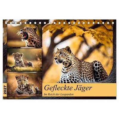 Gefleckte Jäger (Tischkalender 2027 DIN A5 quer), CALVENDO Monatskalender