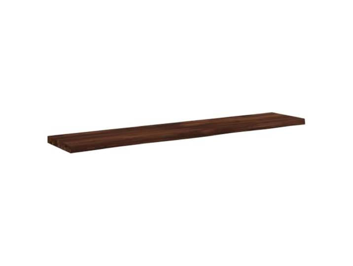 hliofuir Tischplatte Akazie Massivholz 160x30x3,2cm mit Baumkante Braun Individuelle Holzmaserung für Esszimmer oder Home Office, passend als Schreibtischplatte auf eigenem Untergestell.