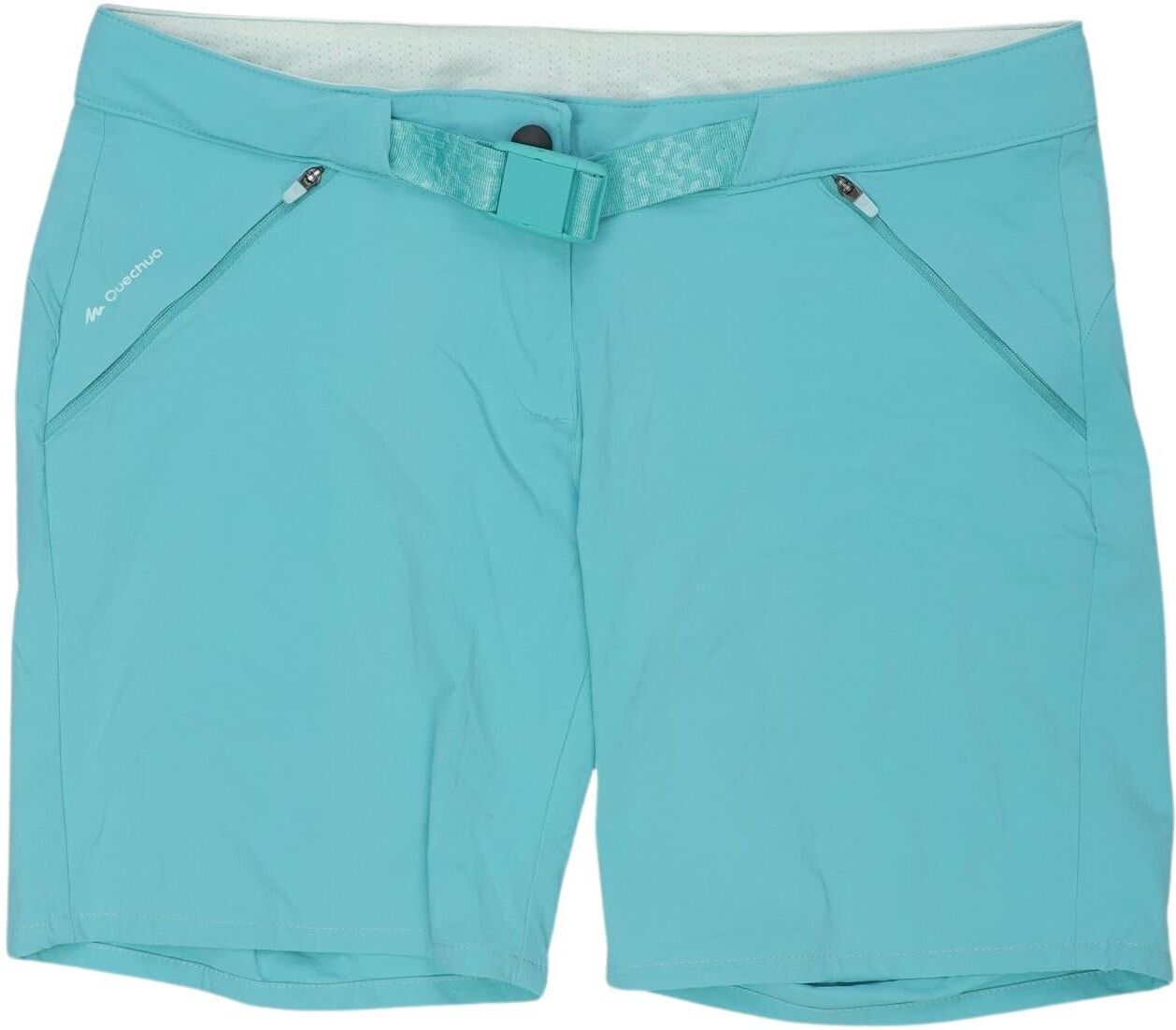 quechua Damen Shorts, Türkis, Gr. W32, kein / Etikett - Second Hand