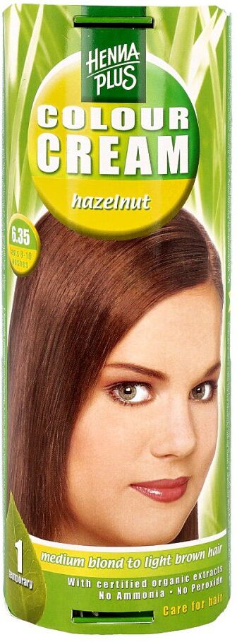 Hennaplus Colour Cream Hazelnut 6,35 60ml