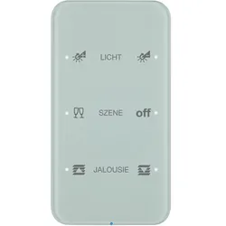 Berker 75143160 Touch-Sensor 3fach Komfort R.1 Glas konfiguriert, polarweiß