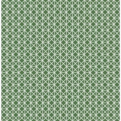 A-Street Prints Lisbeth Green Geometric Lattice Wallpaper