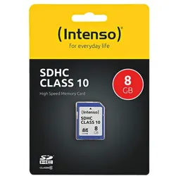 Intenso SDHC-Speicherkarte »Intenso Class10 8GB«, 2.4x3.2x0.2 cm