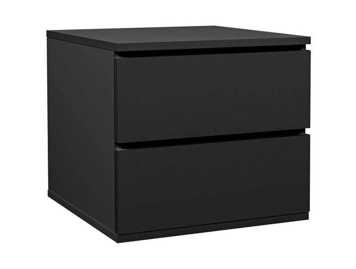 Beautysofa Schubkasteneinsatz Marpol mit zwei Schubladen, schwarz, 45x45 cm, Schwarz, 2 Schubladen, 45x40x45 cm, Schlafzimmer, Kleiderschränke, Schrankzubehör, Schubkasteneinsatz