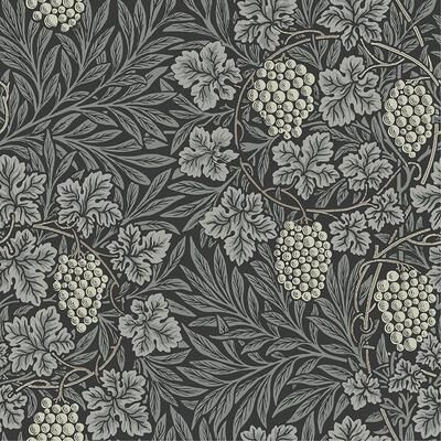 A-Street Prints Vine Denim Woodland Fruits Wallpaper