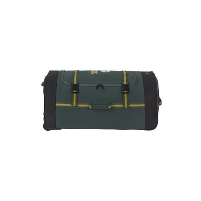 Reisetasche TRAVELITE "travelite x NFL Rollenreisetasche", Gr. B/H/T: 79cm x 36cm x 39cm, grün (grün bay packers), Polyester, Taschen Reisetasche, Unisex Travelgab, große Öffnung, Schuhfach und Teleskopgestänge