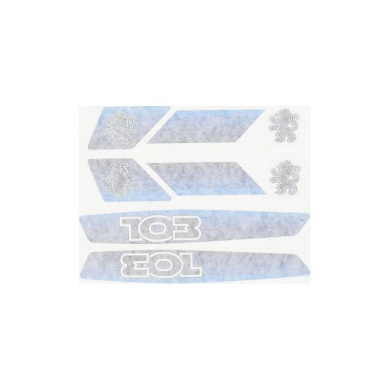 1Tek Origine Planche autocollant sticker bleu pour Peugeot 103