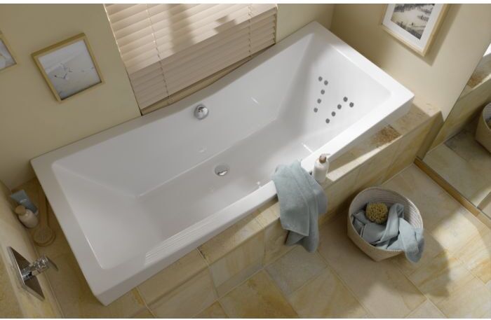 Hoesch Foster Badewanne 6697.010 190x90 cm, weiß, Zweisitzer