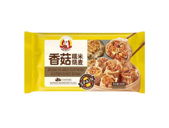 Meng Fu Siu Mai de Riz Gluant aux Champignons Shiitaké et au Porc 300 g