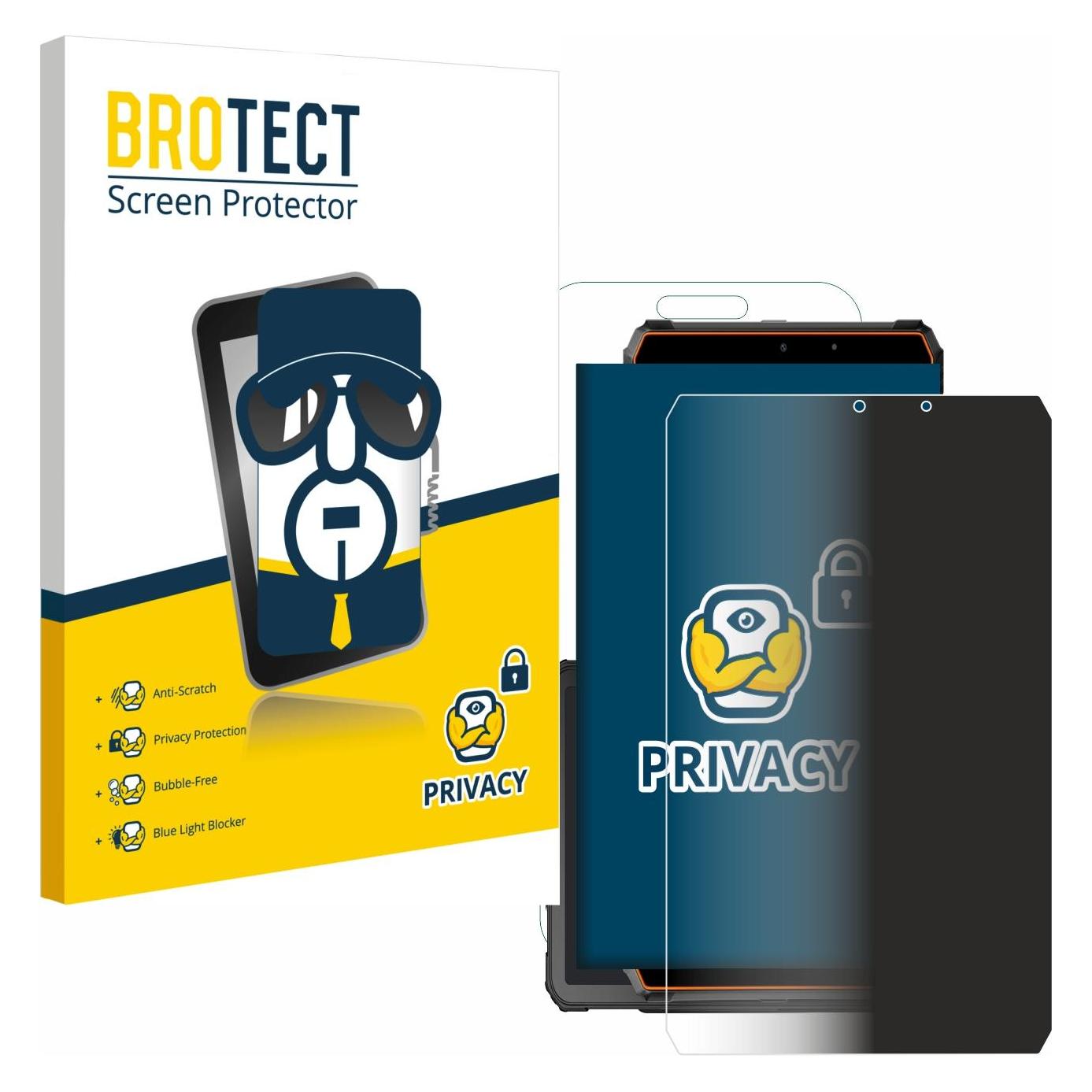 Brotect Sichtschutzfolie für Blackview Active 5 Anti-Spy Privacy Folie Blaulicht-Schutz (1 Stk., Blackview Active 5) (6060131)