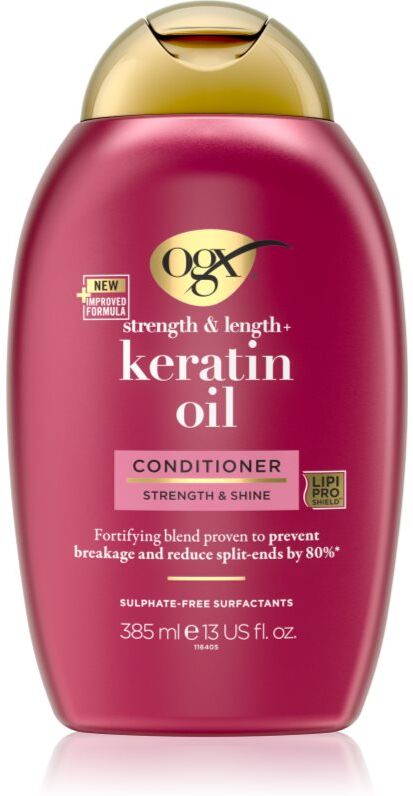 OGX Keratin Oil stärkender Conditioner mit Keratin und Arganöl 385 ml