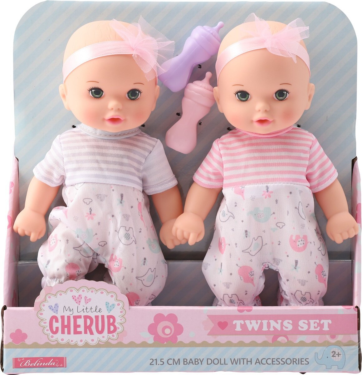Little Me Little Cherub set van twee poppen, 21,5 cm
