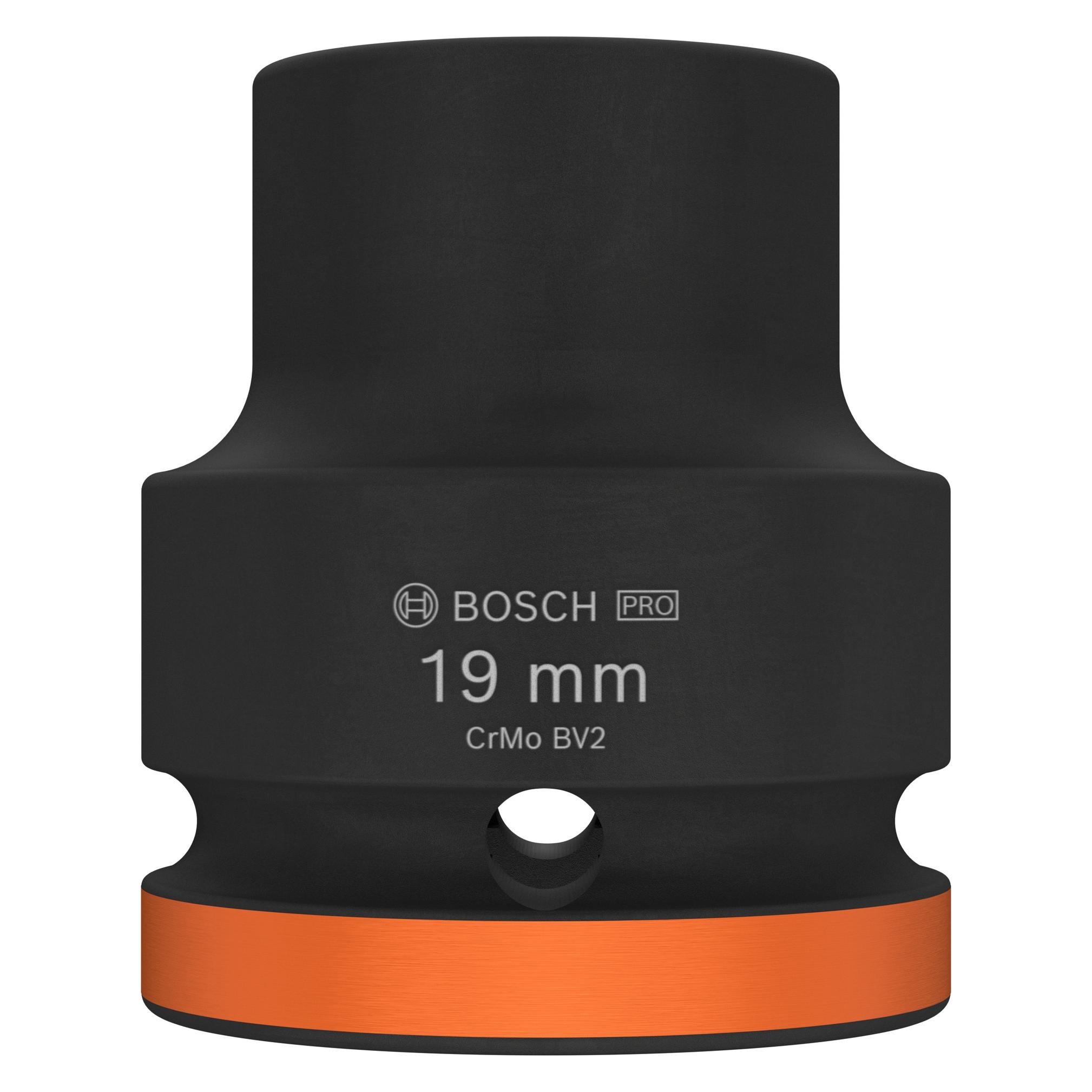 Bosch Professional Zubehör PRO Impact Steckschlüsseleinsatz, 3/4", 19 mm, Standard (19 mm) (2608003058)