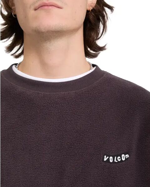Volcom Too Kool Crew Fleece (L - Raisin)