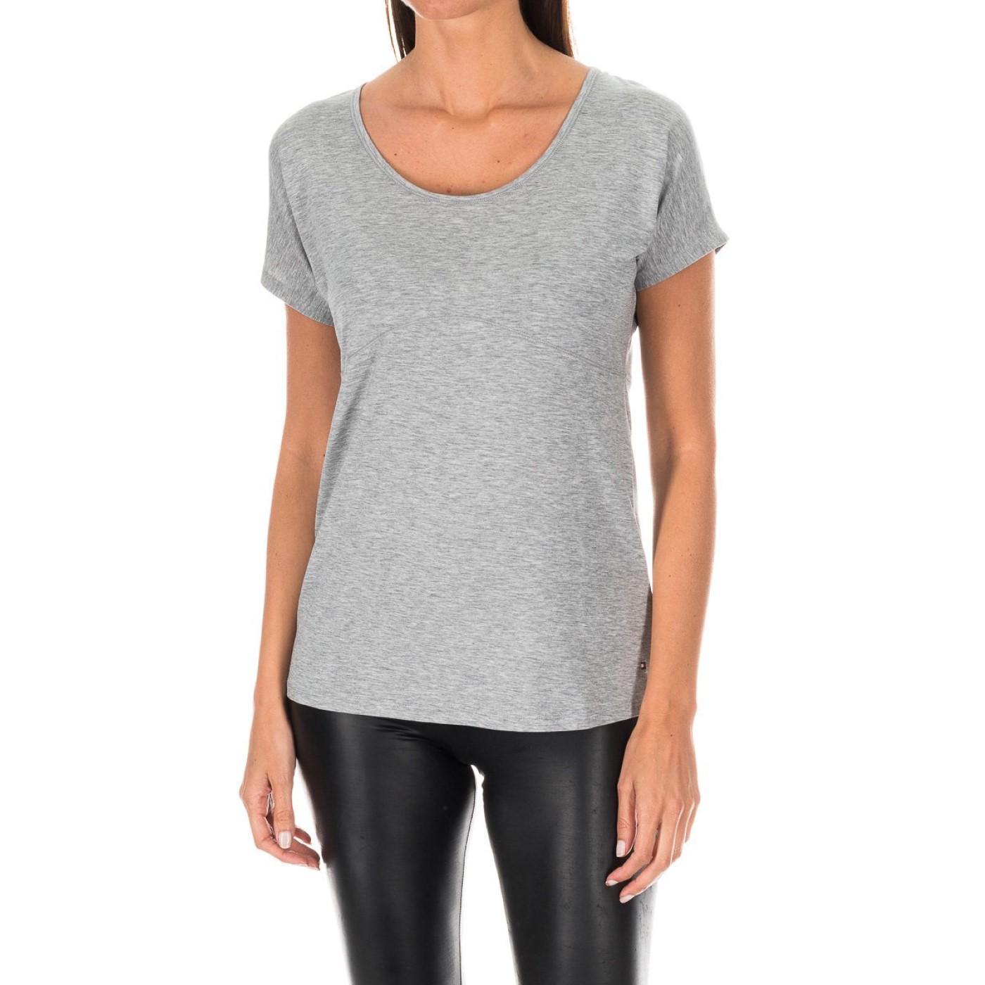 Kurzarm-T-Shirt mit Rundhalsausschnitt 1487905960 Frauen