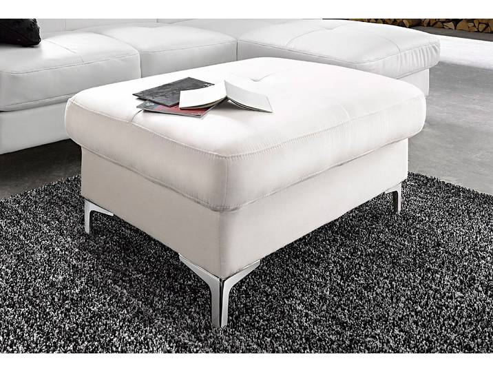Hocker COTTA Sammy , weiss (weiß), B:95cm H:47cm T:64cm, Hocker, Hocker