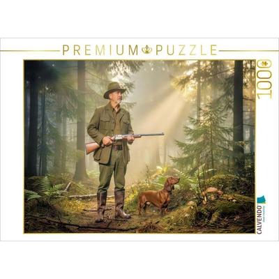 CALVENDO Puzzle Wo Spuren flüstern - und Instinkt antwortet. | 1000 Teile Lege-Größe 64x48cm Foto-Puzzle für glückliche Stunden, von , Calvendo Puzzle